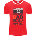 Photography Your Face Funny Photographer Mens Ringer T-Shirt FotL Red/White