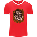 Raccoons in a Tree Mens Ringer T-Shirt FotL Red/White