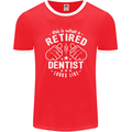 This Is What a Retired Dentist Looks Like Mens Ringer T-Shirt FotL Red/White
