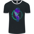 Dissolve Reality Mental Awareness Mens Ringer T-Shirt FotL Black/White