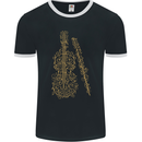 A Violin Cello Mens Ringer T-Shirt FotL Black/White