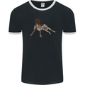 German Shorthaired Pointer Dog Mens Ringer T-Shirt FotL Black/White