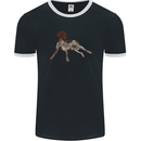 German Shorthaired Pointer Dog Mens Ringer T-Shirt FotL Black/White