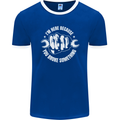 Here Because You Broke Something Mechanic Mens Ringer T-Shirt FotL Royal Blue/White
