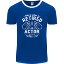 This Is What a Retired Actor Looks Like Mens Ringer T-Shirt FotL Royal Blue/White