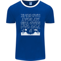 My Boat Has Sunk Sailing Sailor Boat Canoe Mens Ringer T-Shirt FotL Royal Blue/White