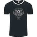 Built for Speed Biker Motorcycles Motorbike Mens Ringer T-Shirt FotL Black/White