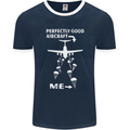 Perfectly Good Aircraft Skydiving Skydiver Mens Ringer T-Shirt FotL Navy Blue/White