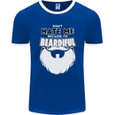 Beardiful Funny Beard Mens Ringer T-Shirt FotL Royal Blue/White
