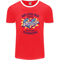 Dont Speak Much Autism Autistic Mens Ringer T-Shirt FotL Red/White