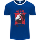 African Woman Even When We Hurt We Hoped Mens Ringer T-Shirt FotL Royal Blue/White