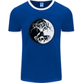 Yggdrasil Tree Mens Ringer T-Shirt FotL Royal Blue/White