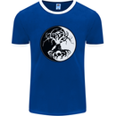 Yggdrasil Tree Mens Ringer T-Shirt FotL Royal Blue/White