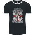 St George Warriors Mens Ringer T-Shirt FotL Black/White