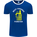 Me and Beer Best Friends Forever Funny Mens Ringer T-Shirt FotL Royal Blue/White