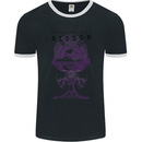 Wisdom Goblet Obscure Makabra Mens Ringer T-Shirt FotL Black/White