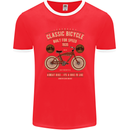 Bike Built for Speed Cycling Bicycle Mens Ringer T-Shirt FotL Red/White
