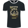 Ouija Board Learning Your ABC Mens Ringer T-Shirt FotL Black/White