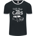 Still Plays with Cars Classic Enthusiast Mens Ringer T-Shirt FotL Black/White