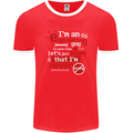 I'm an Engineer Guy That's Never Wrong Mens Ringer T-Shirt FotL Red/White