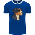 Appenzeller Sennenhund Dog Mens Ringer T-Shirt FotL Royal Blue/White