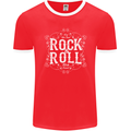 Rock n Roll Fresh Sound Mens Ringer T-Shirt FotL Red/White