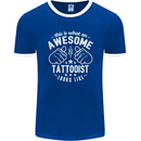 An Awesome Tattooist Looks Like Mens Ringer T-Shirt FotL Royal Blue/White