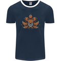 A Trippy Fox With Seven Tails Mens Ringer T-Shirt FotL Navy Blue/White