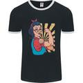 Strong Successful Woman Mens Ringer T-Shirt FotL Black/White