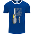 Screwdriver Funny Carpenter Electrician DIY Mens Ringer T-Shirt FotL Royal Blue/White