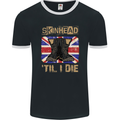 Skinhead Til I Die Punk Music Mens Ringer T-Shirt FotL Black/White