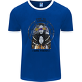 Time to Summon Some Friends Ouija Board Mens Ringer T-Shirt FotL Royal Blue/White