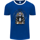Time to Summon Some Friends Ouija Board Mens Ringer T-Shirt FotL Royal Blue/White
