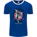Karate Good Things Mixed Martial Arts MMA Mens Ringer T-Shirt FotL Royal Blue/White
