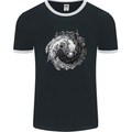 Axoloti Yin Yang Mens Ringer T-Shirt FotL Black/White