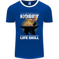 Life Post Apocalyptic Skill Blacksmith Mens Ringer T-Shirt FotL Royal Blue/White