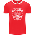 An Awesome Nutritionist Looks Like Mens Ringer T-Shirt FotL Red/White