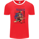 Magical Ramen Noodles Witch Halloween Mens Ringer T-Shirt FotL Red/White