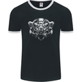 A Grizzly Polar Bear Mens Ringer T-Shirt FotL Black/White