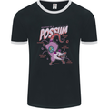 Possum Anatomy Mens Ringer T-Shirt FotL Black/White