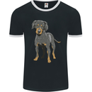 A Coonhound Dog Mens Ringer T-Shirt FotL Black/White