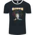 Black Queen Female Empowerment African Mens Ringer T-Shirt FotL Black/White