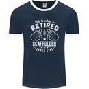 A Retired Scaffolder Looks Like Mens Ringer T-Shirt FotL Navy Blue/White