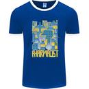 Pharmacist Chemist Design Mens Ringer T-Shirt Royal Blue/White