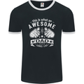 This is What an Awesome Dad Looks Like Mens Ringer T-Shirt FotL Black/White
