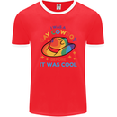 LGBT Gay Pride Cowboy Awareness Day Mens Ringer T-Shirt FotL Red/White