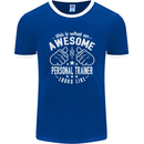 An Awesome Personal Trainer Looks Like Mens Ringer T-Shirt FotL Royal Blue/White