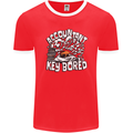 A Bored Accountant Mens Ringer T-Shirt FotL Red/White