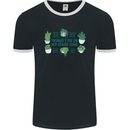 Plants Things I Do in My Spare Time Mens Ringer T-Shirt FotL Black/White
