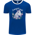 Cowgirl Soul Equestrian Horses Mens Ringer T-Shirt FotL Royal Blue/White